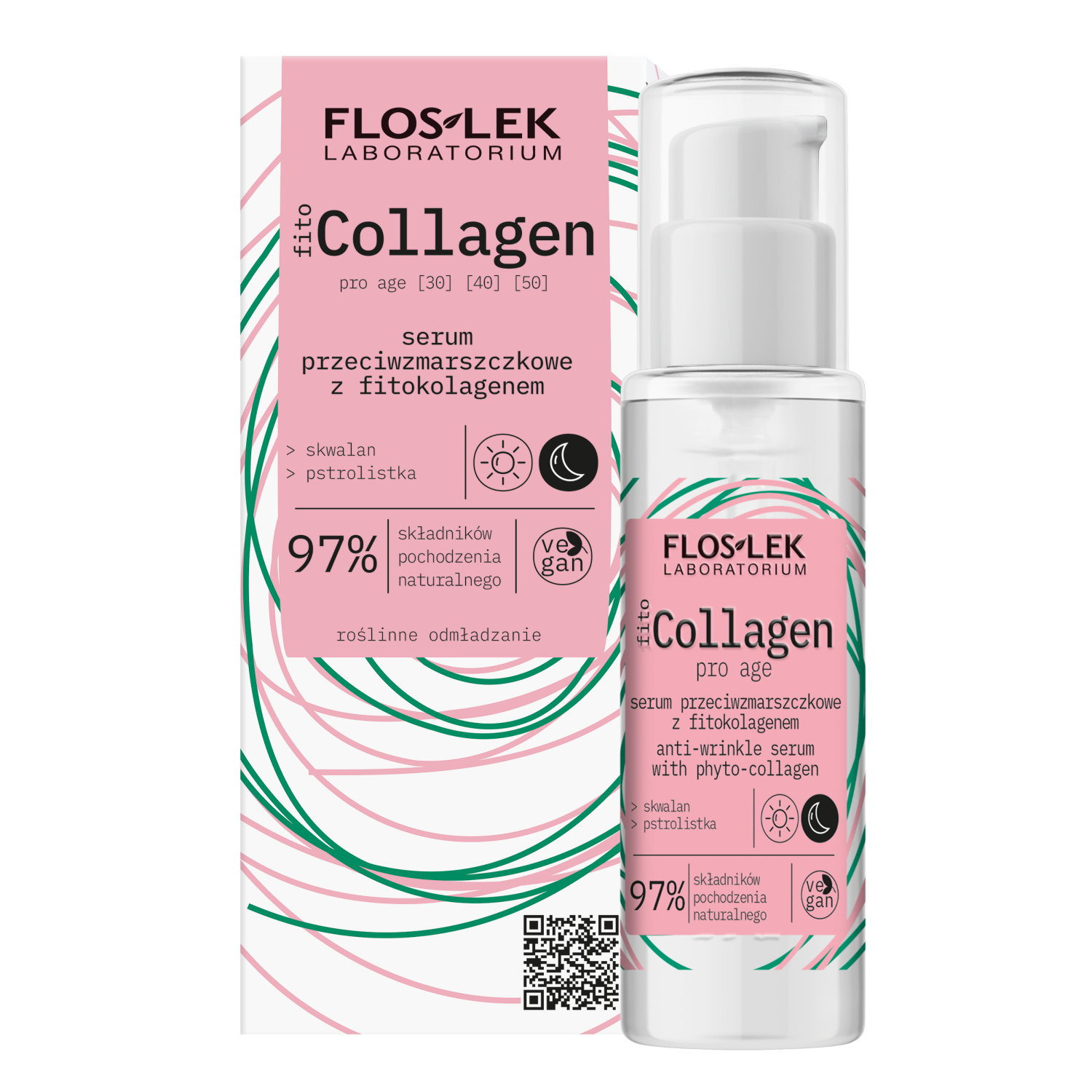 FLOSLEK -  Floslek fitoCOLLAGEN pro age Serum przeciwzmarszczkowe z fitokolagenem
